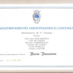 Attestato Dott. Mario Vaccarone - Dentista Casale Monferrato